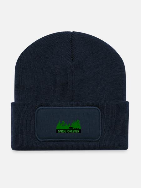 Garde forestier - Beanie recyclé à patch - bleu marine