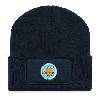 Balearen Inseln Palma Design - Recycelte Patch Beanie - French Navy - Vorne