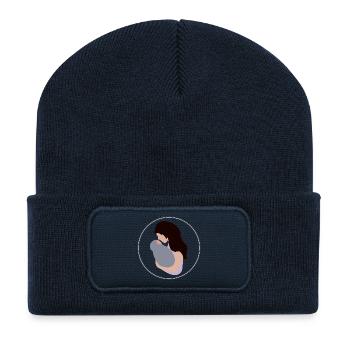 Mother and Child - Recycled Patch Beanie - french navy - Front