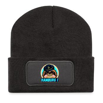 HAMBURG SAILING HAMBURG BOATING - Recycled Patch Beanie - dark grey - Front