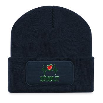 Environment Earth Heart Sustainability Statement Nature - Recycled Patch Beanie - french navy - Front