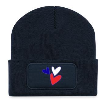 SAINT VALENTINE. bachelorette party. I LOVE YOU. I LOVE YOU. LOVE - Recycled Patch Beanie - french navy - Front