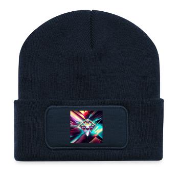 Diamant - Recycelte Patch Beanie - French Navy - Vorne