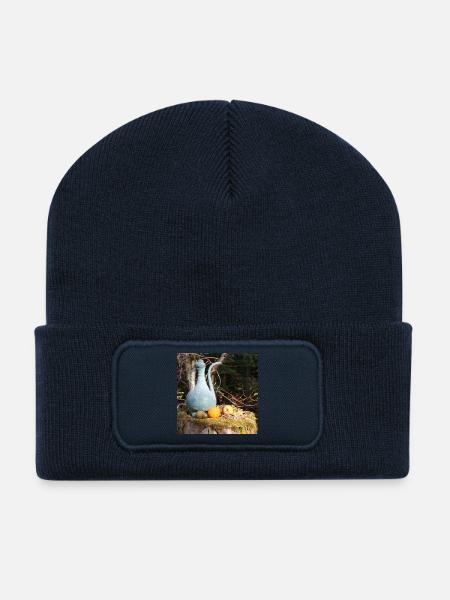 Kupferkännchen im Schwarzwald - Recycelte Patch Beanie - French Navy