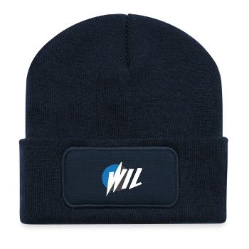 Wil - Recycelte Patch Beanie - French Navy - Vorne