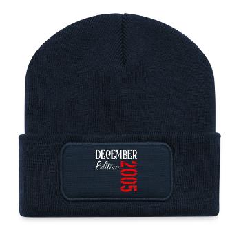 21st BIRTHDAY DECEMBER 2005 EDITION - Recycled Patch Beanie - french navy - Front