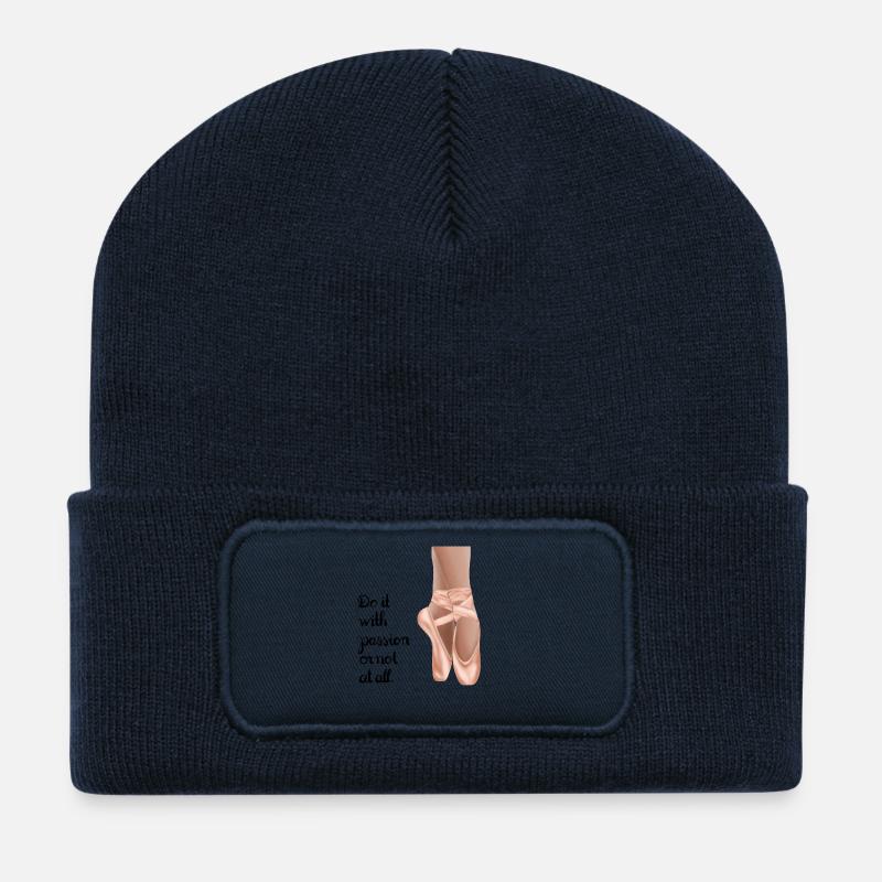 Passion - Recycelte Patch Beanie - French Navy