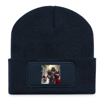 Orc Christmas 1 - Recycled Patch Beanie - french navy - Front