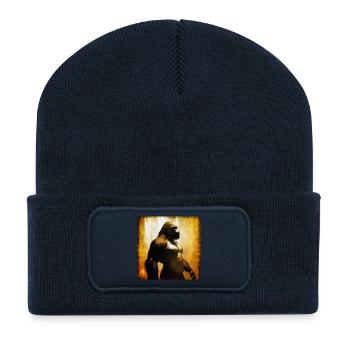 Gorilla 03 - Recycled Patch Beanie - french navy - Front