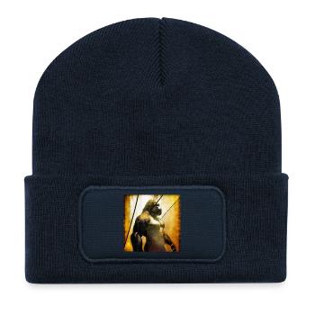 Gorilla 03 - K - Recycled Patch Beanie - french navy - Front
