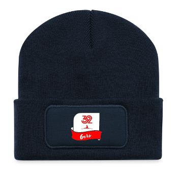 Gers - Recycelte Patch Beanie - French Navy - Vorne