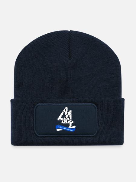Loire Atlantique - Beanie recyclé à patch - bleu marine