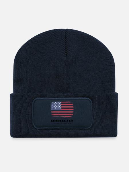 Charleston, South Carolina, USA - Recycelte Patch Beanie - French Navy