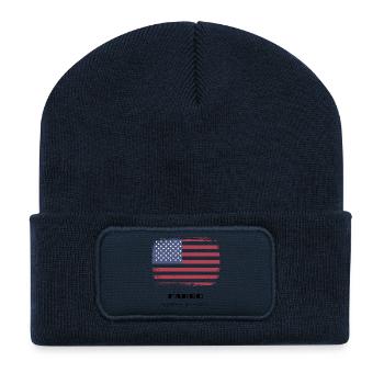 Fargo, North Dakota, USA - Recycelte Patch Beanie - French Navy - Vorne