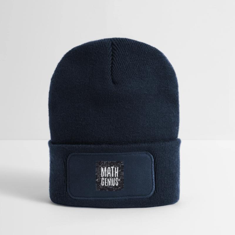 Math Genius Math Genius Math Gift Recycled Patch Beanie