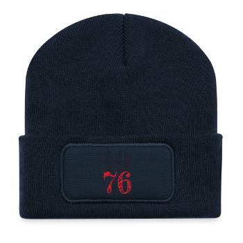 Vintage 1976 - Recycelte Patch Beanie - French Navy - Vorne