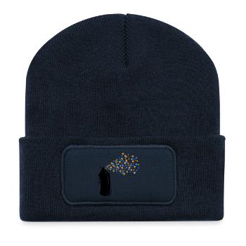 Wildstyle Sprayer Graffti Spray Can Street Art - Recycled Patch Beanie - french navy - Front