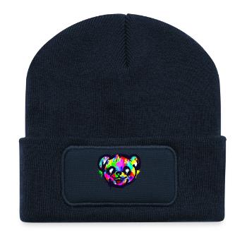 Dessin Illustration Kun’s Graffiti Wildstyle - Beanie recyclé à patch - bleu marine - Devant