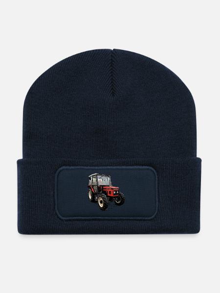 Szetor Traktor 5245 - Recycelte Patch Beanie - French Navy