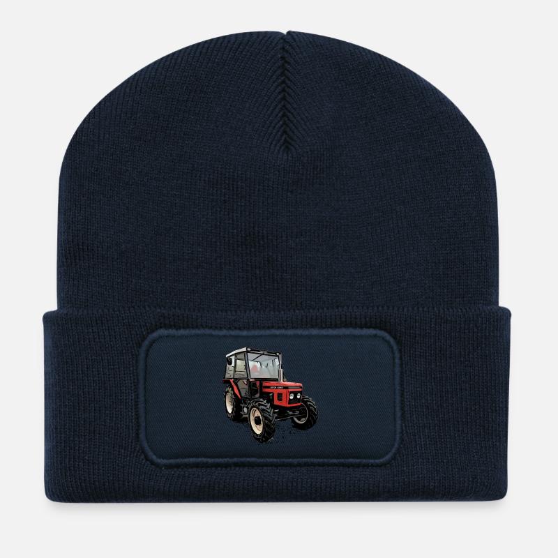 Szetor Traktor 5245 - Recycelte Patch Beanie - French Navy