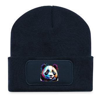 Panda - Recycled Patch Beanie - french navy - Front