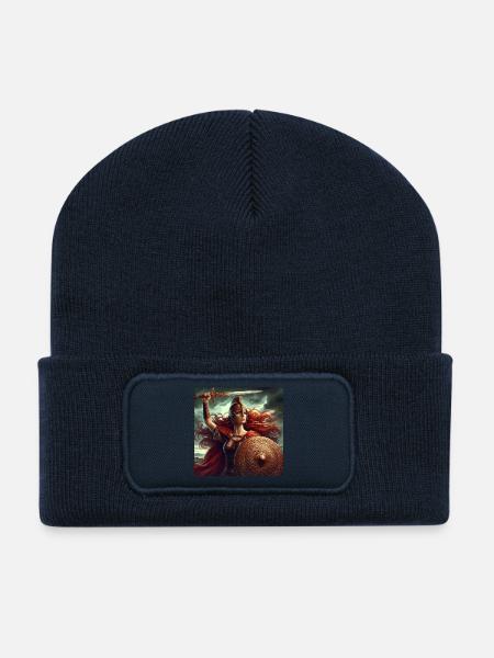 Guerrier celtique - Beanie recyclé à patch - bleu marine