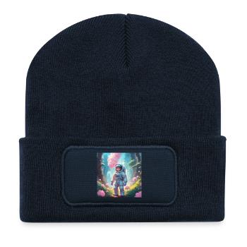 Spacegirl - Recycelte Patch Beanie - French Navy - Vorne