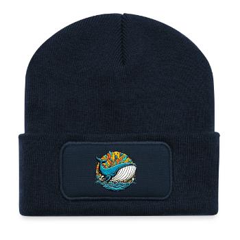 Wal - Recycelte Patch Beanie - French Navy - Vorne