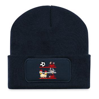AUSTRIA Chickens Football - Recycled Patch Beanie - french navy - Front