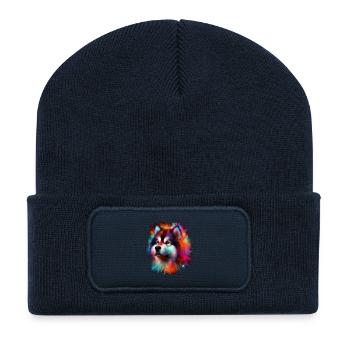 Malamute Faros - Recycled Patch Beanie - french navy - Front