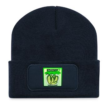 MERCI CONCOMBRE CORNICHONS - Beanie recyclé à patch - bleu marine - Devant