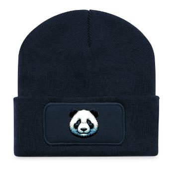 Panda - Recycled Patch Beanie - french navy - Front