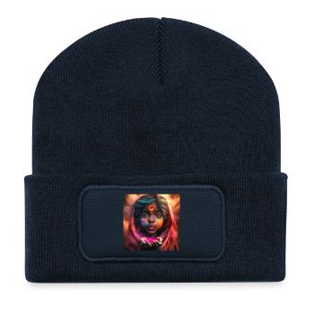 Breath of Love - Recycled Patch Beanie - french navy - Front