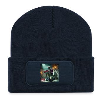 Zombie Loo - Recycled Patch Beanie - french navy - Front