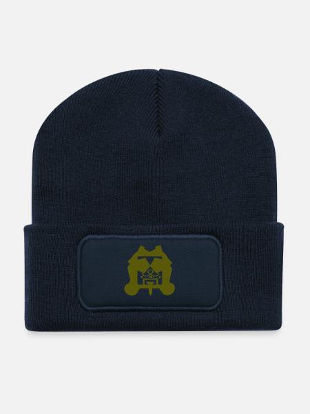 Mr. Dot - Recycled Patch Beanie - french navy