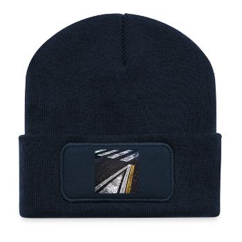 Straßenzeichnungen - Recycelte Patch Beanie - French Navy - Vorne