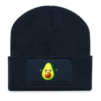 Avocado - Recycled Patch Beanie - french navy - Front
