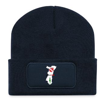 Alsatian - Recycled Patch Beanie - french navy - Front