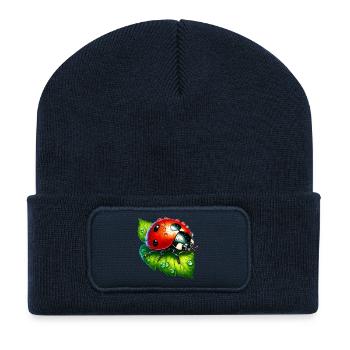 Ladybird - Recycled Patch Beanie - french navy - Front