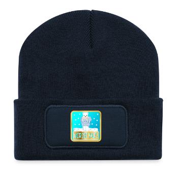 MIR IST KALT - WINTER EISBÄREN - Recycelte Patch Beanie - French Navy - Vorne
