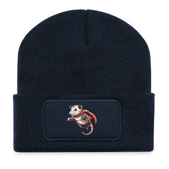 Superpossum - Recycelte Patch Beanie - French Navy - Vorne