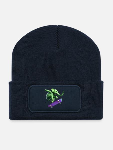 Trunk Trickster - Recycelte Patch Beanie - French Navy