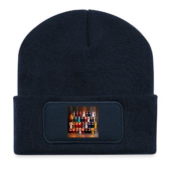 I Love Beer Mug Collection - Recycled Patch Beanie - french navy - Front