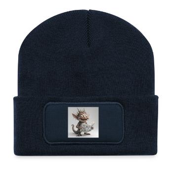 GolaGola - Recycelte Patch Beanie - French Navy - Vorne