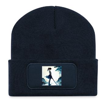 N-dless Nights: Megumi lost the fight - Recycled Patch Beanie - french navy - Front