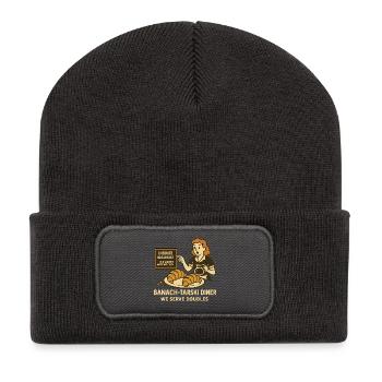 Banach-Tarski Diner - Recycelte Patch Beanie - Dunkelgrau - Vorne