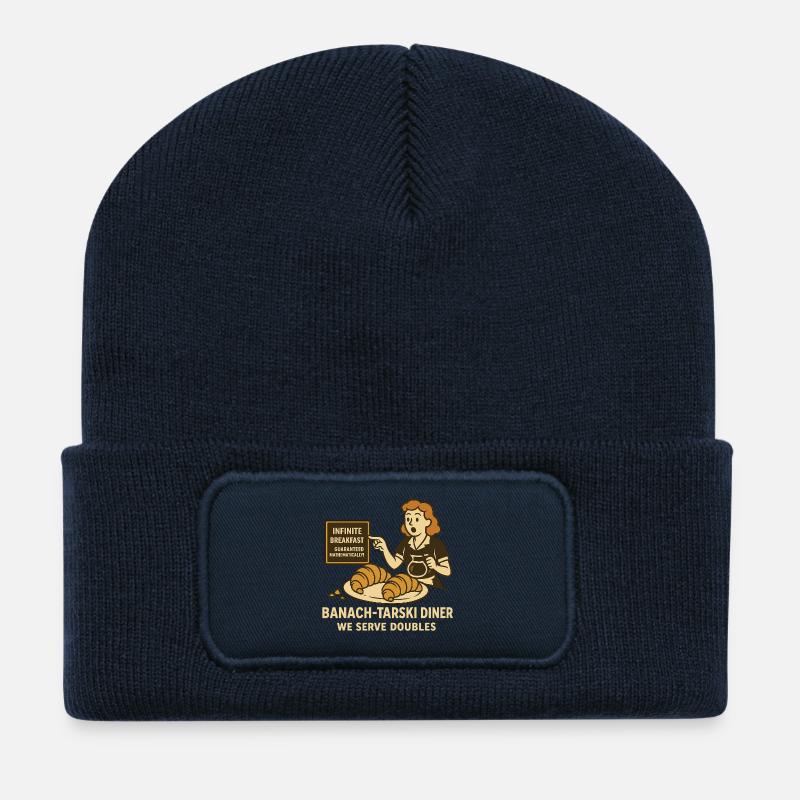 Banach-Tarski Diner - Recycelte Patch Beanie - French Navy