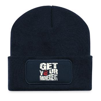 Get your movement - Recycelte Patch Beanie - French Navy - Vorne