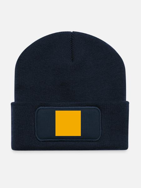 350x350 - Recycelte Patch Beanie - French Navy