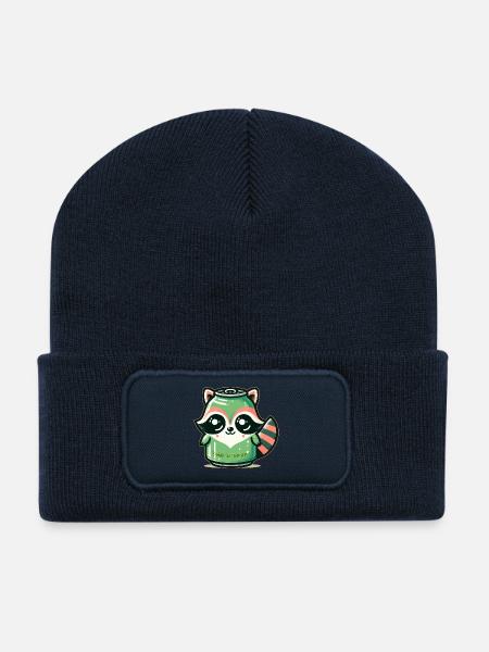 Müll zum Schatz - Recycelte Patch Beanie - French Navy